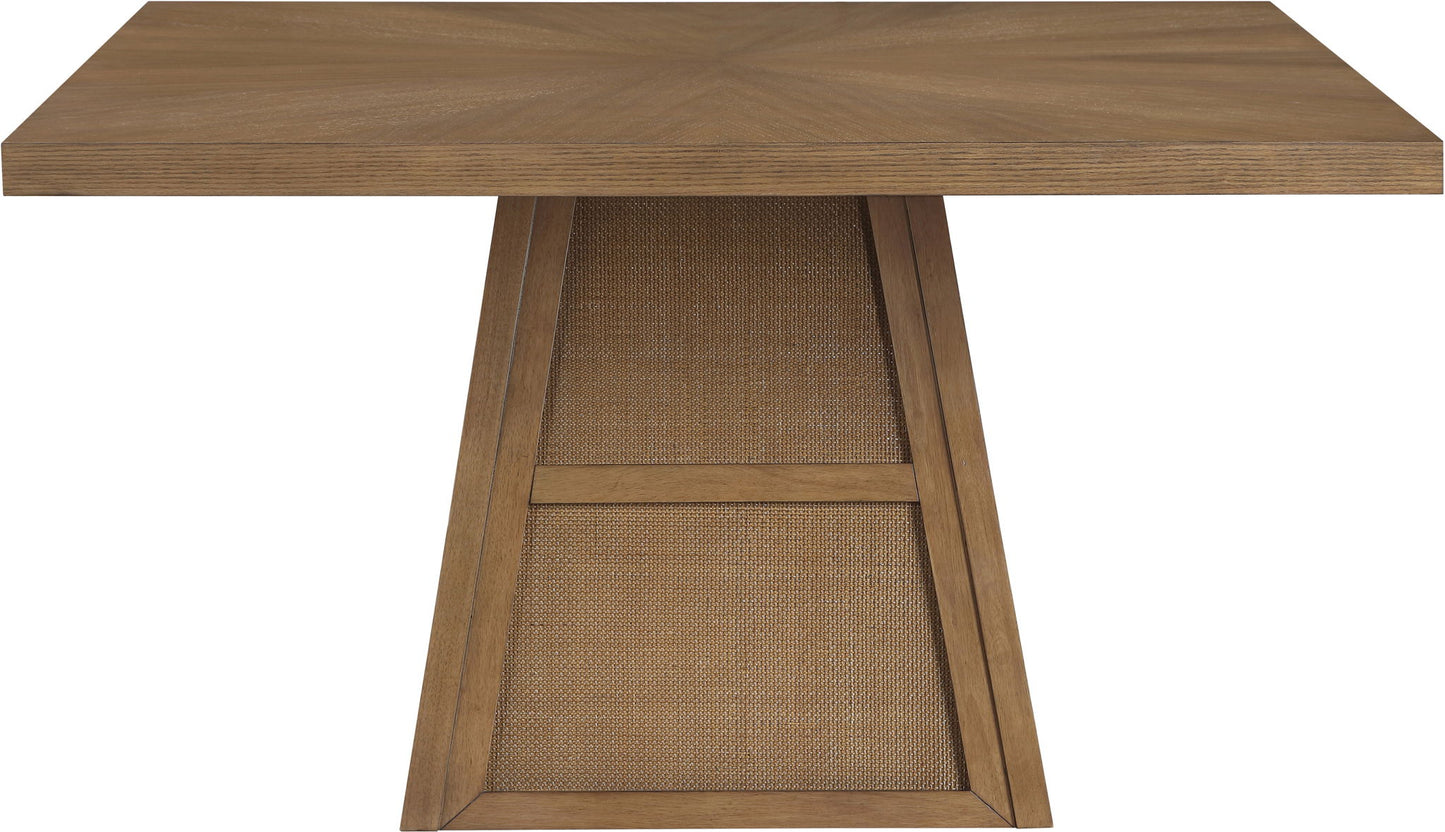 Fenwick - Cane Oak Veneer And Solid Wood Dining Table