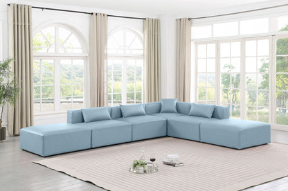 Cube - 6 Piece Modular Corner Armless Sectional
