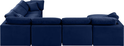 Indulge - Velvet 7 Piece Modular Sectional