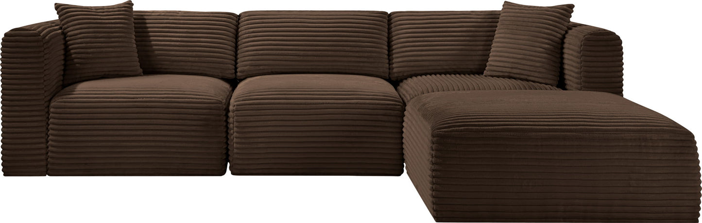 Shaggy - 4 Piece Modular Sectional