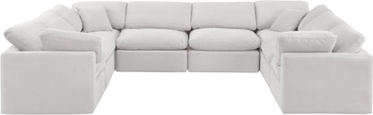 Indulge - Velvet 8 Piece Modular Sectional