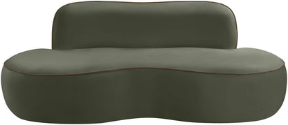 Swerve - Velvet 77" Upholstered Loveseat