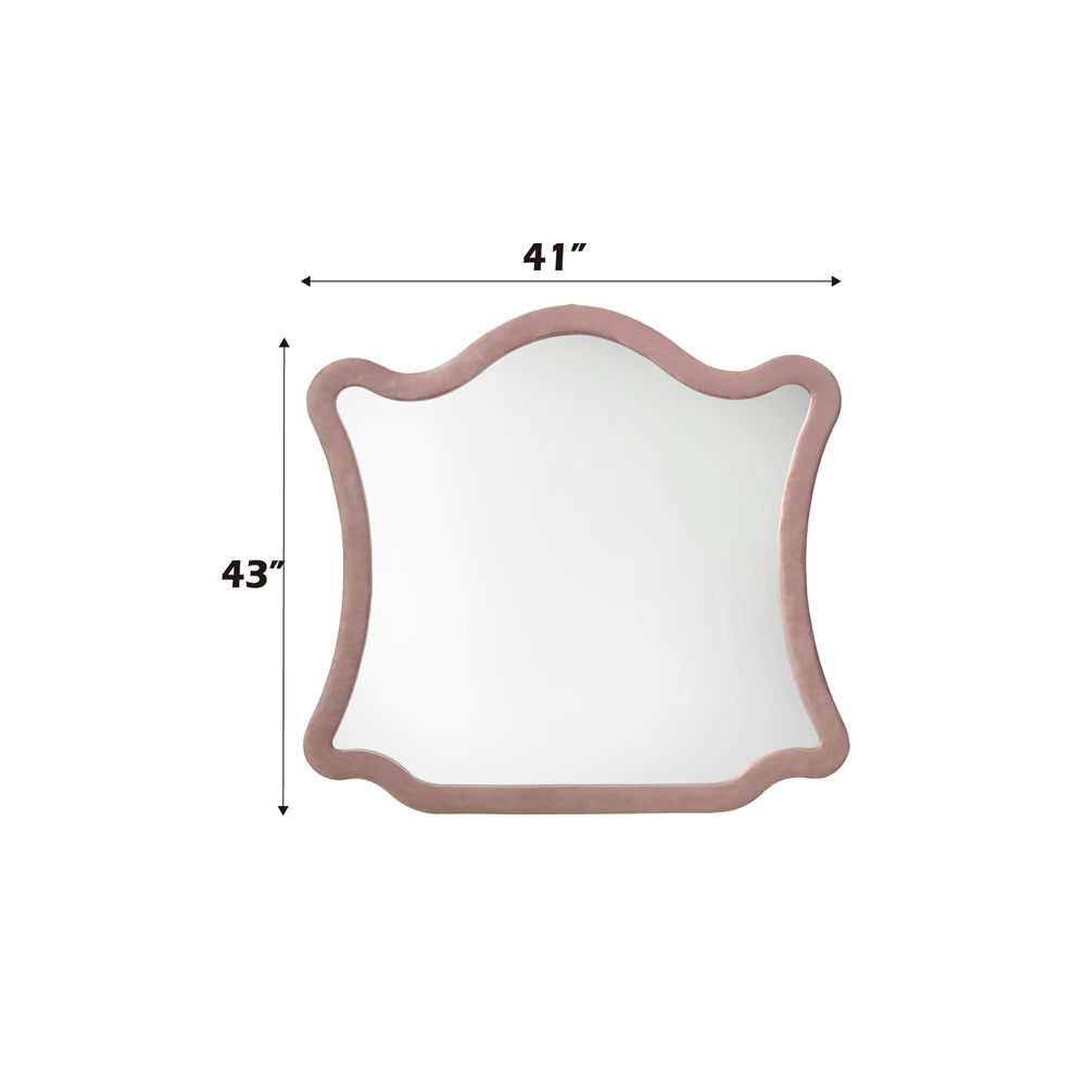 Salonia - Mirror - Pink Velvet