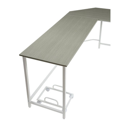 Bambina - Computer Desk - Gray & White