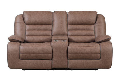 U2250 - Console Reclining Loveseat - Brown