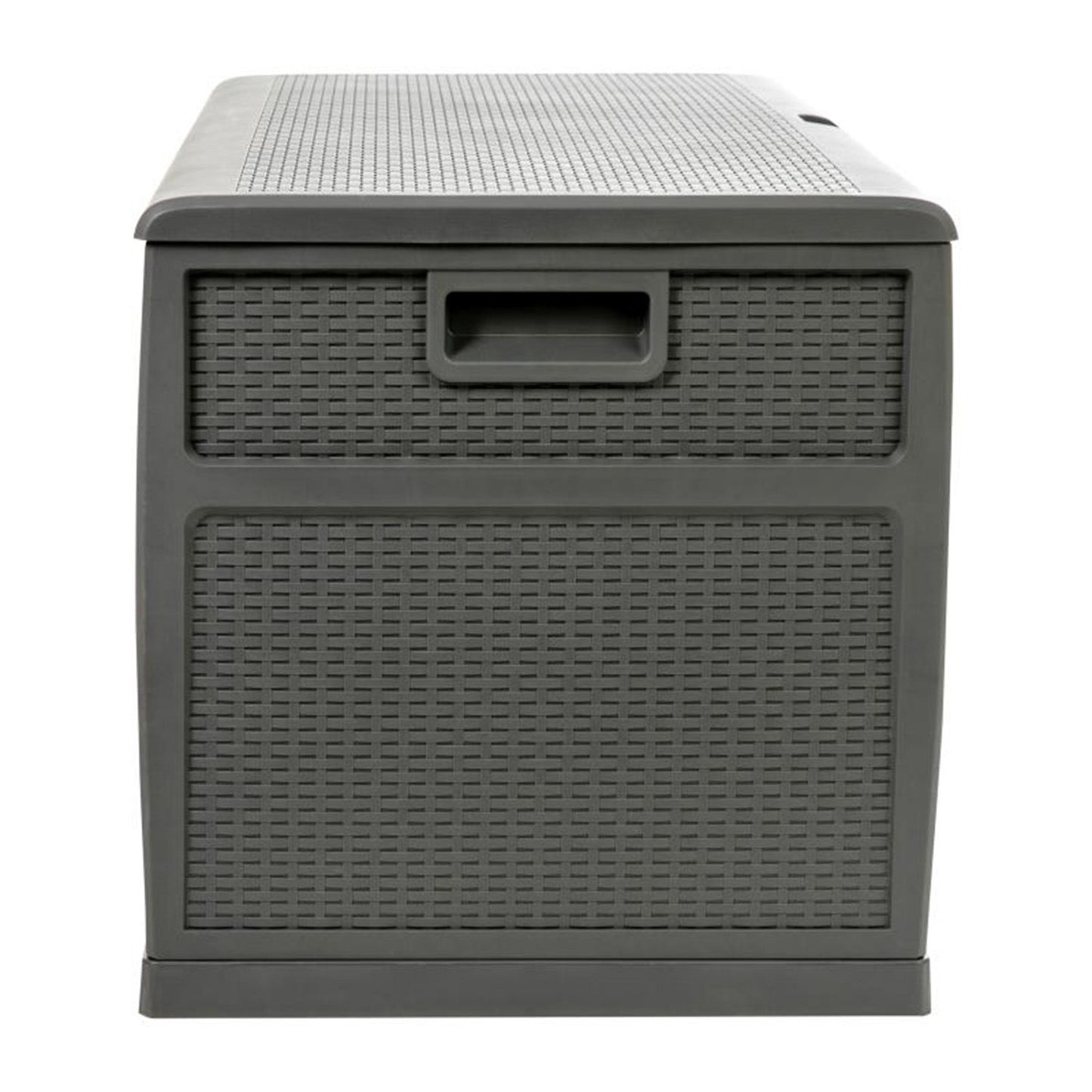 Flash Furniture - 120 Gal Plastic Deck Box - Gray