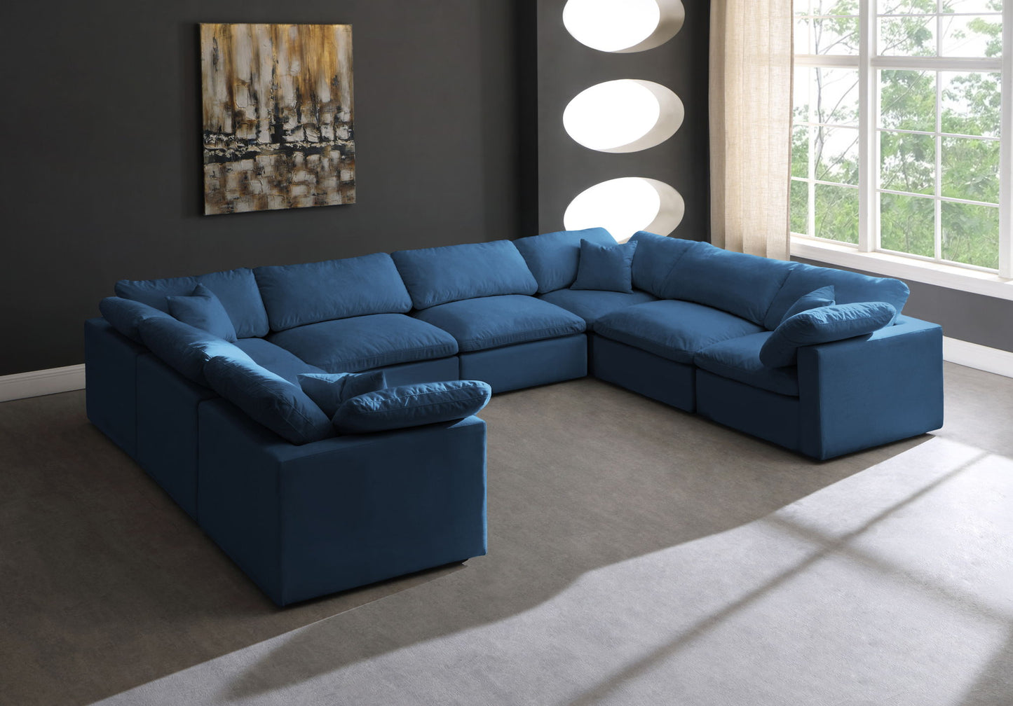 Plush - 8 Piece Modular Sectional
