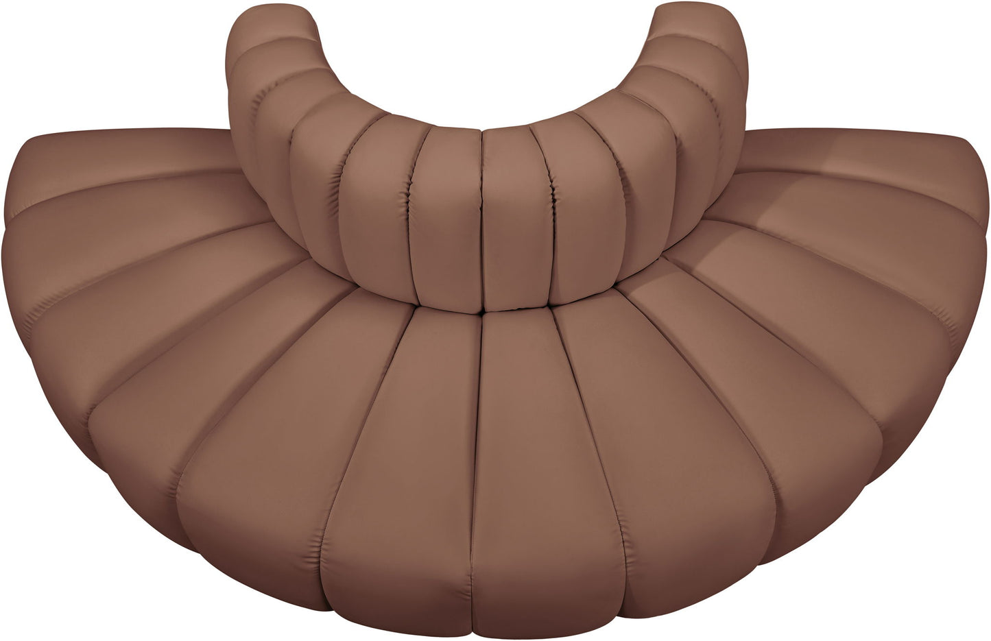 Arc - Faux Leather 4 Piece Modular Sofa