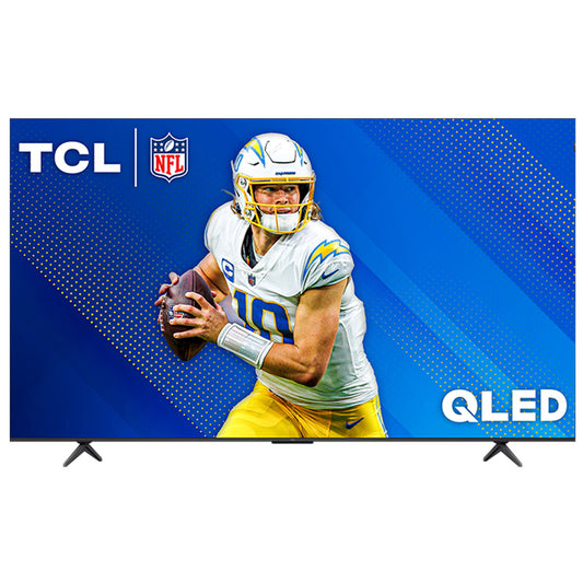TCL - 85" 4K UHD HDR QD-LED Full Array Dim, Google TV - Black