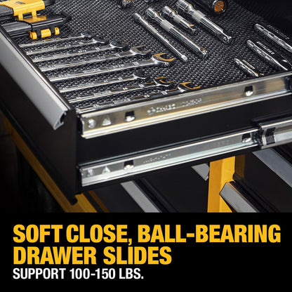 Dewalt - 41" x 21" 8-Drawer Rolling Tool Cabinet - Yellow