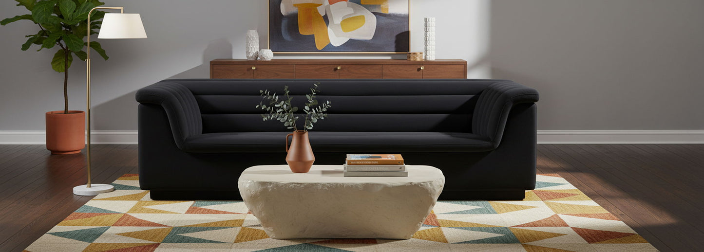 Cascade - Velvet Sofa