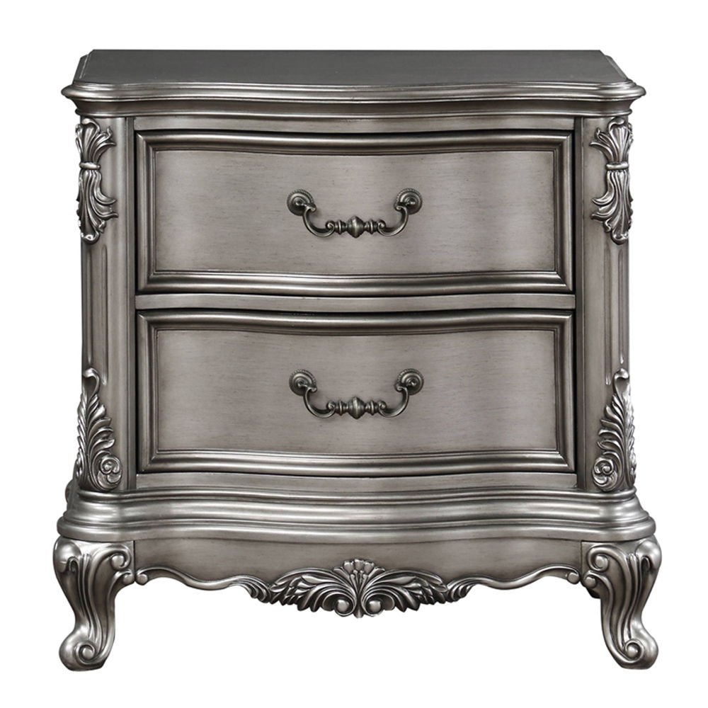 Ariadne - Nightstand - Antique Platinum