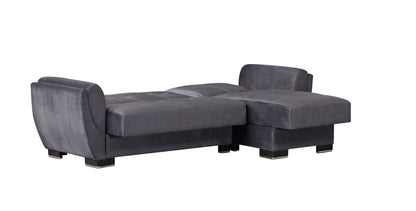 Ottomanson Armada Air - Upholstered Convertible Chaise Lounge With Storage - Microfiber