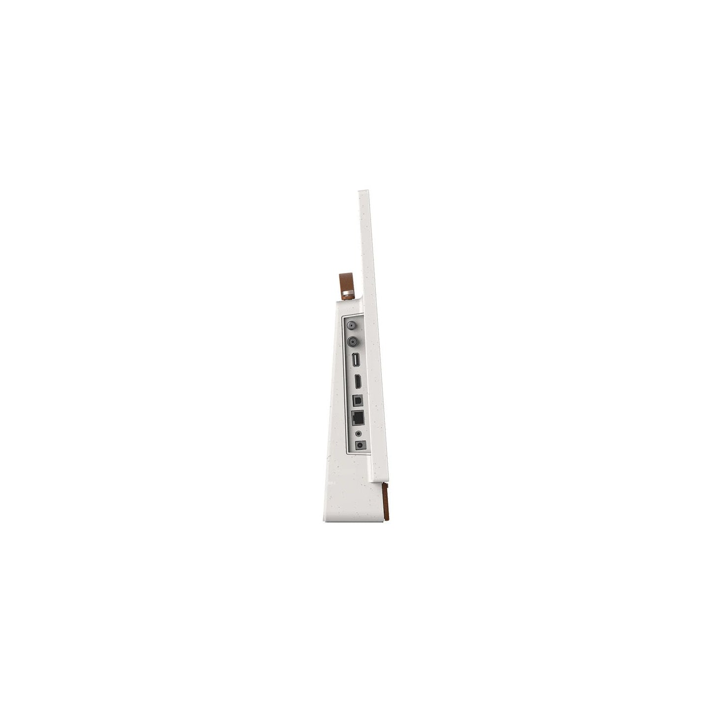 Skyworth - 24" Portable AC/DC TV, Google TV Smart, 1080P - White