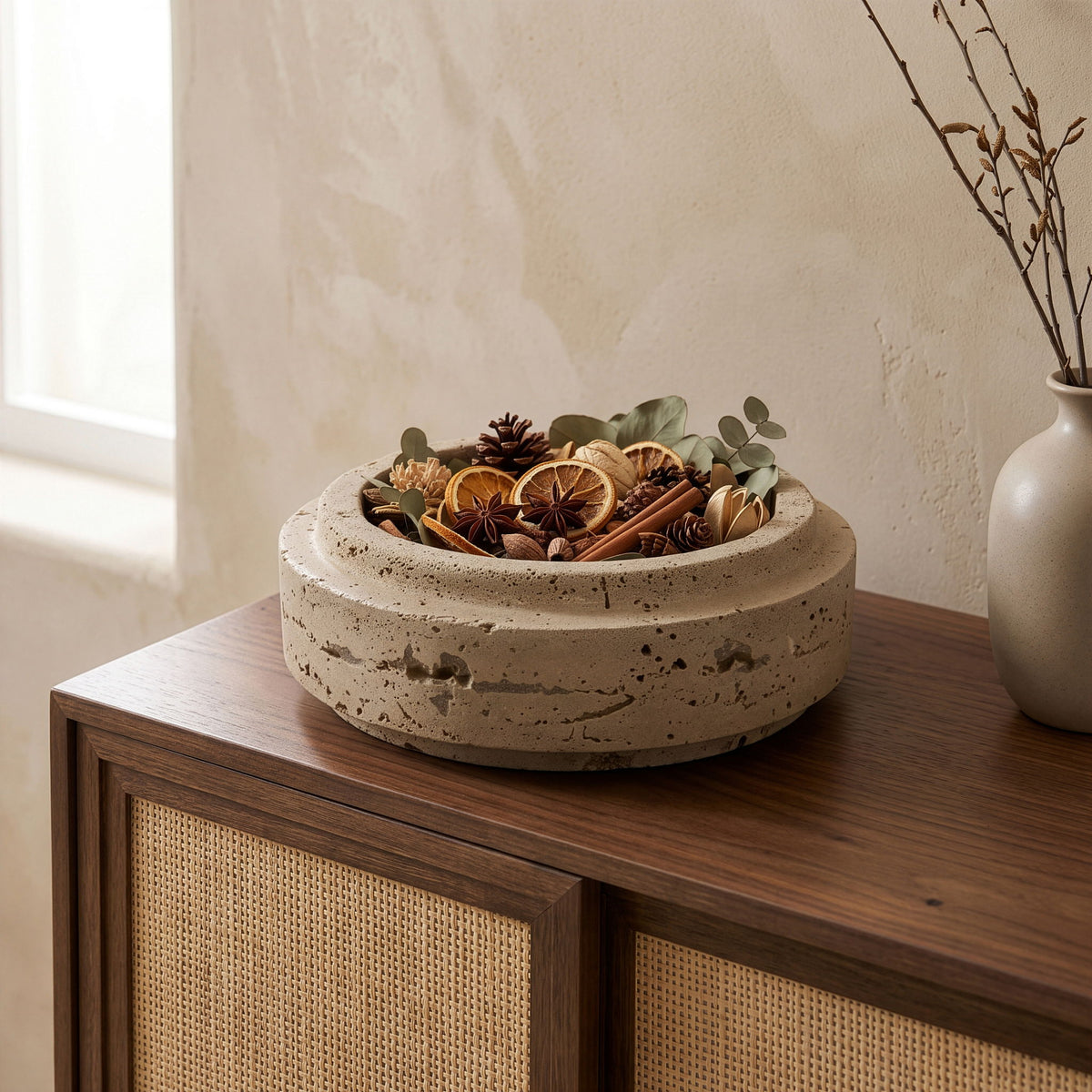 Parsons - Travertine Bowl