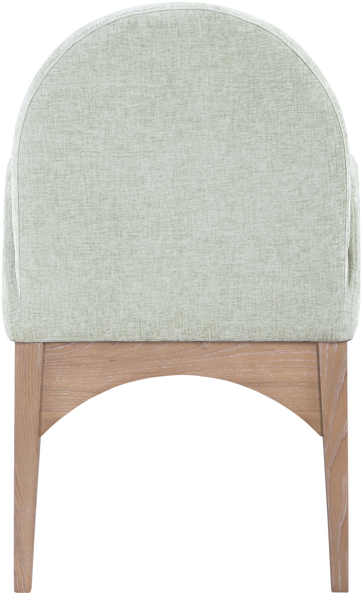 Waldorf - Chenille Dining Arm Chair With Natural Legs