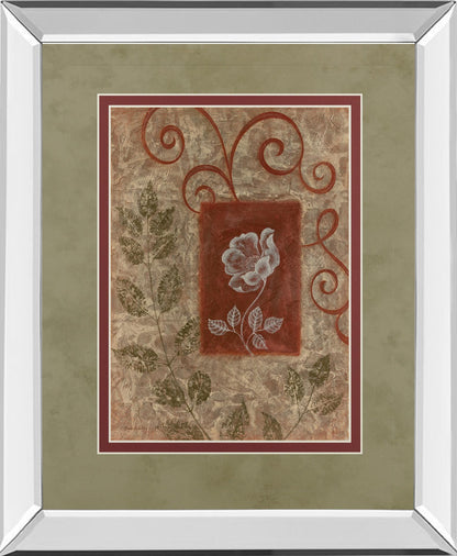 Verdant Blossom - 34" x 40" Framed Wall Art - Dark Green