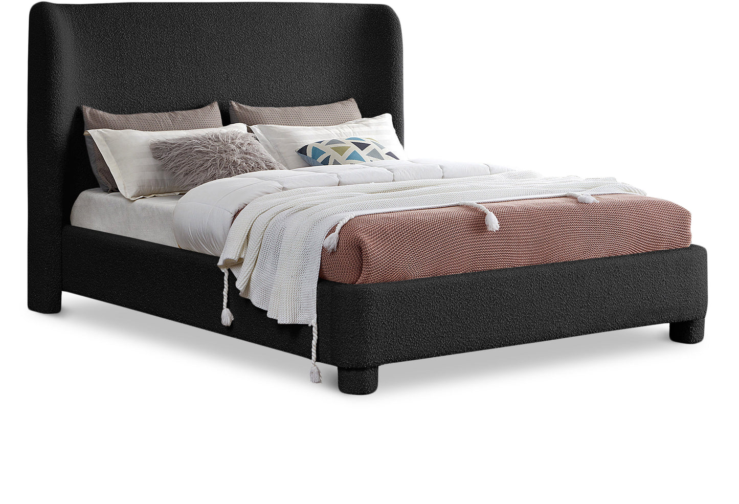 Penny - Boucle Fabric Bed