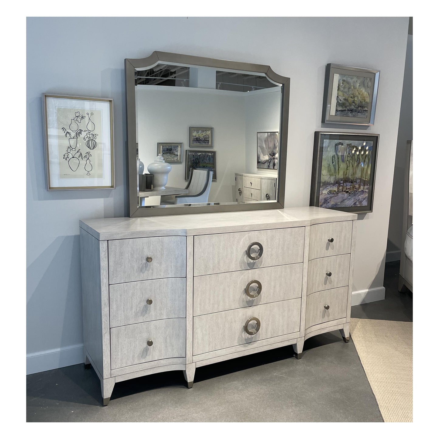 Hepburn - Mirror - White