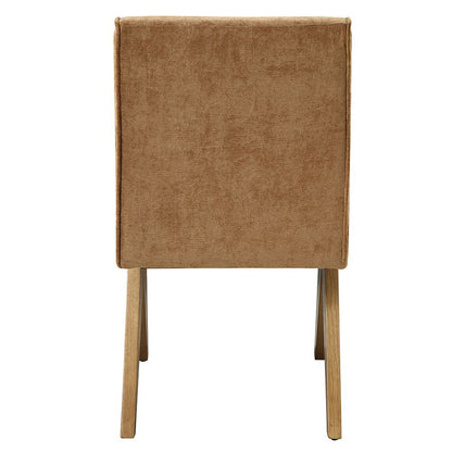 Zoey - Side Chair (Set of 2) - Chocolate Chenille & Oak