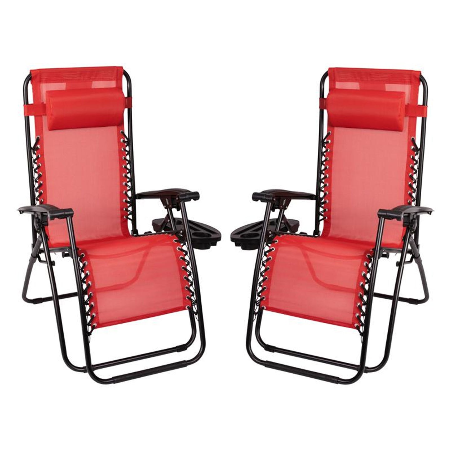Flash Furniture - Zero Gravity Lounge Chair (Set of 2) - Red