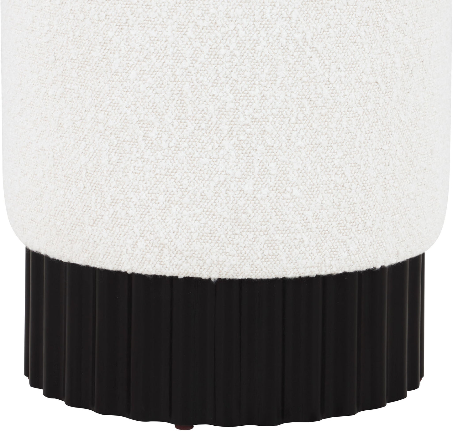 Veranda - Ottoman / Stool With Black Base