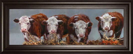 18x42 The Diner's Club By Carolyne Hawley - Dark Brown