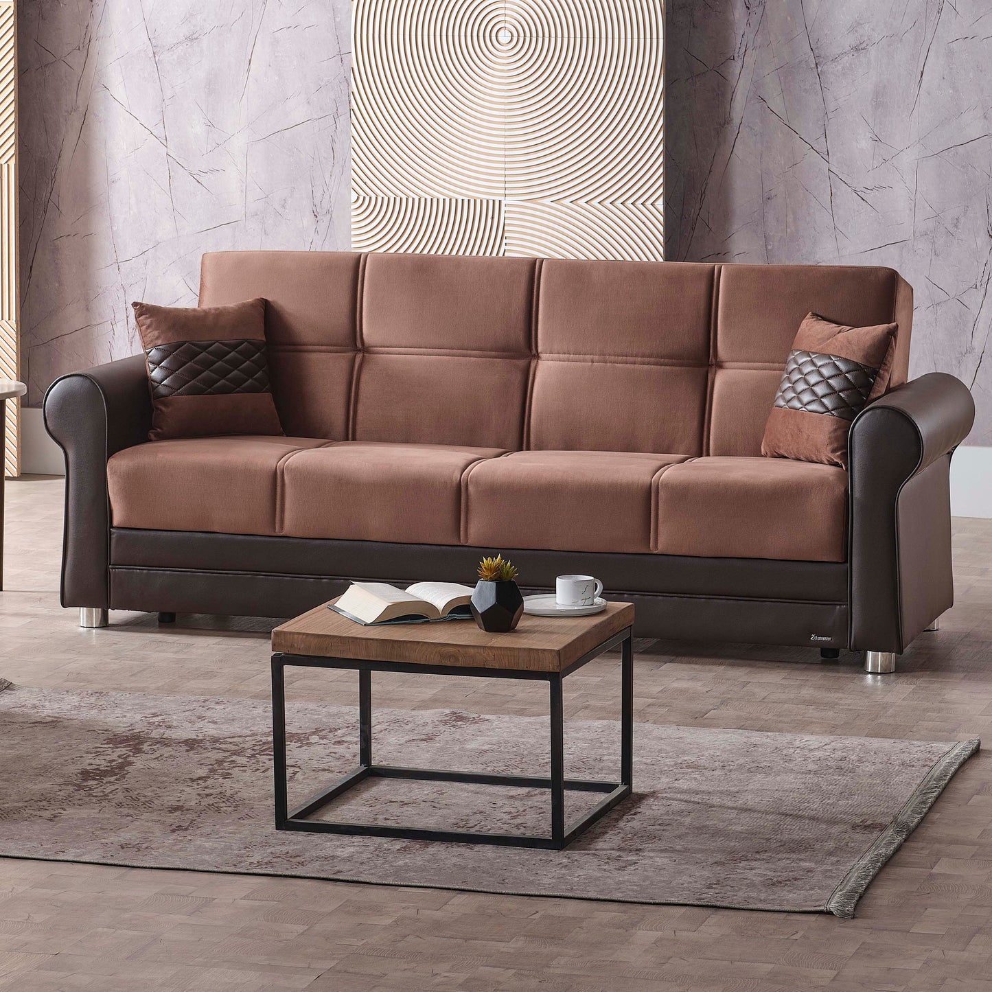 Ottomanson Avalon - Upholstered Convertible Sofabed With Storage