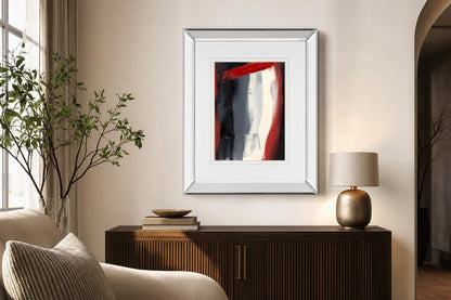 Red Streak II By Sharon Gordon - Dark Gray