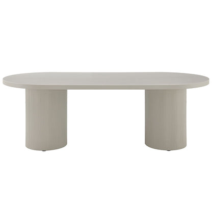 Laela - Dining Table - White