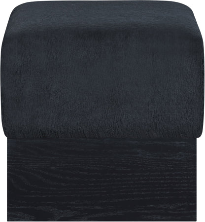 Havre - Ottoman / Stool With Black Base