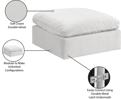 Comfy - Velvet Ottoman