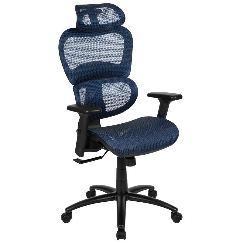 Flash Furniture - Ergonomic Mesh Office Chair - Blue