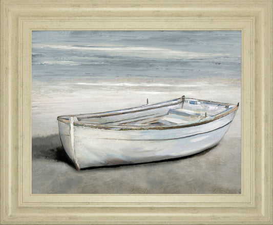 Beached By Mark Chandon - Framed Print Wall Art - Gray