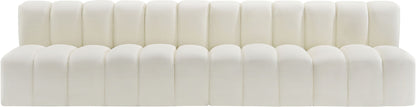 Arc - Faux Leather 4 Seats Modular Sofa