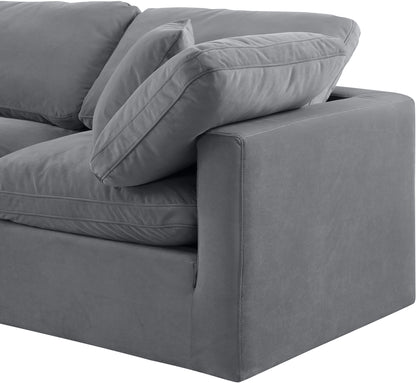 Indulge - Velvet 4 Piece Modular Sectional With Chaise