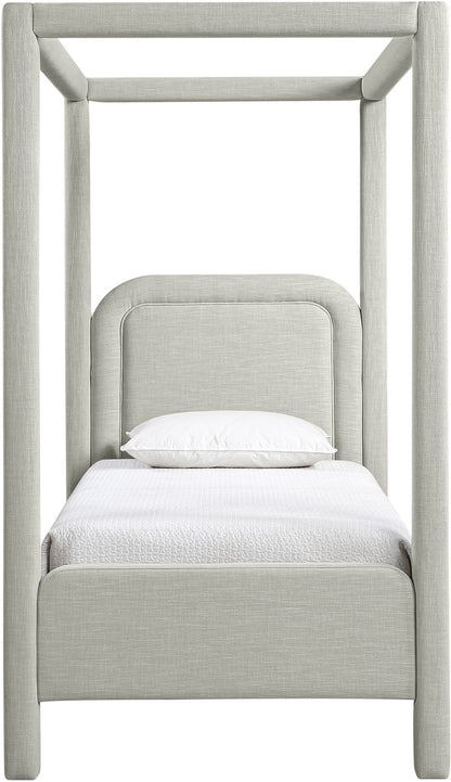 Salina - Linen Textured Fabric Upholstered Bed