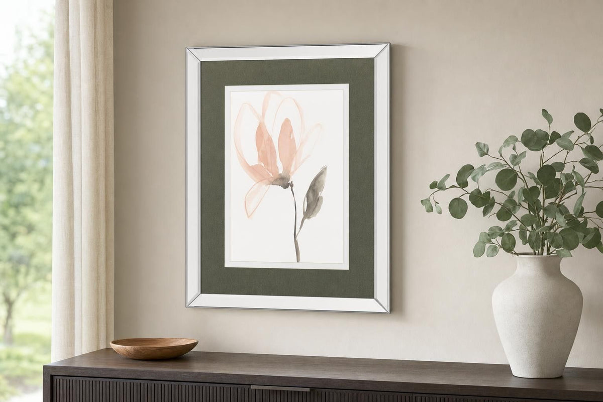 Blush Petals I By Jennifer Goldberger - Beige