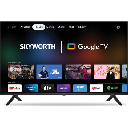Skyworth - 50" 4K UHD Smart Google TV - Black