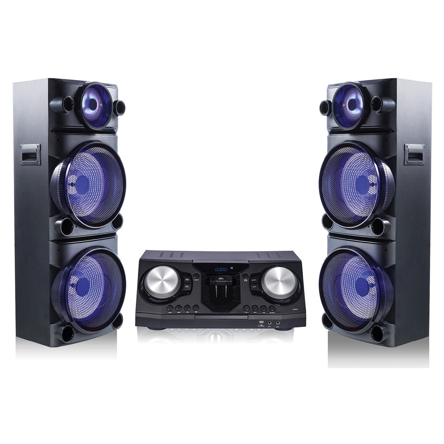 Alien Pro - Party System, DVD/CD, Bluetooth , 4 x 15" Speaker - Black