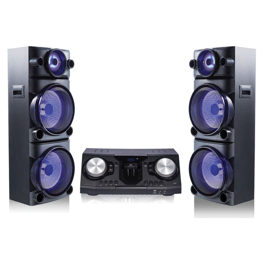 Alien Pro - Party System, DVD/CD, Bluetooth , 4 x 15" Speaker - Black