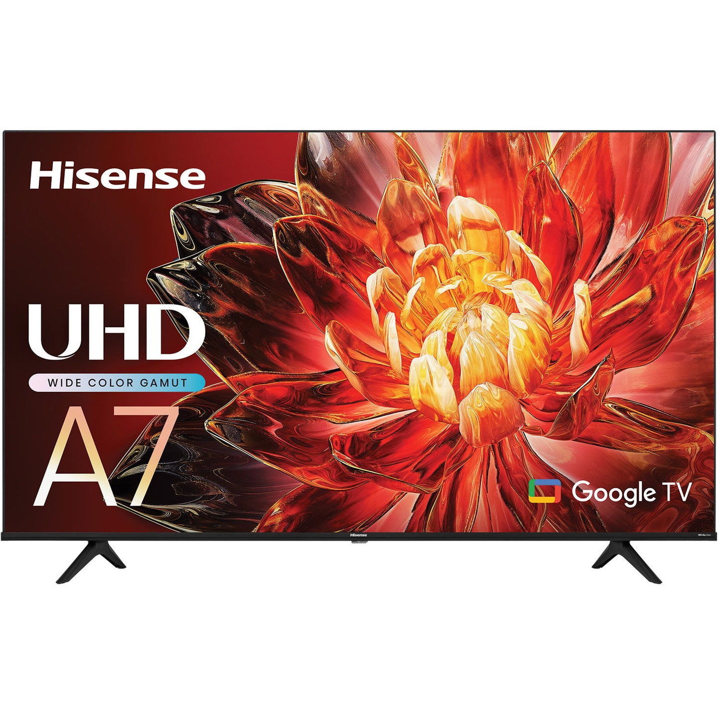 Hisense - 55" 4K UHD Google Smart TV - Black