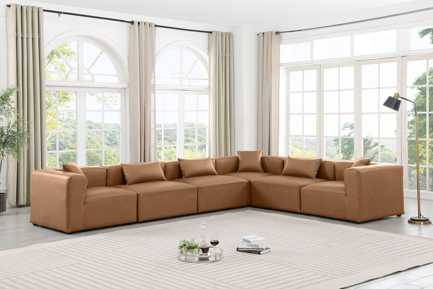 Cube - 6 Piece Modular Corner Sectional