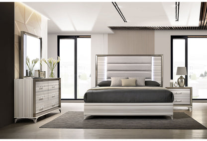 Zambrano - Mirror With LED - White