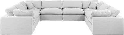 Comfy - 8 Piece Linen Modular Sectional