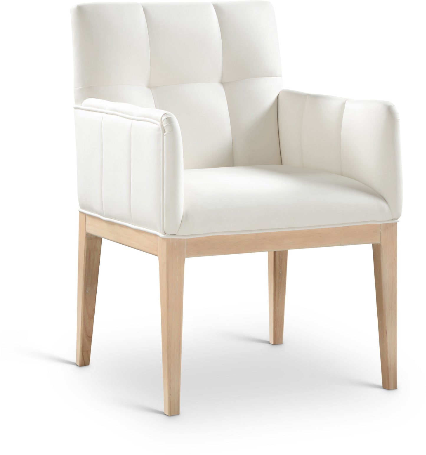 Adrian - Dining Arm Chair (Set of 2) - Light Brown Legs