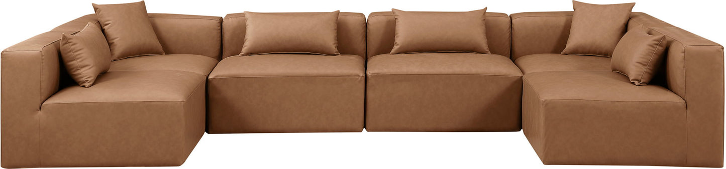 Cube - 6 Piece Modular Armless Sectional