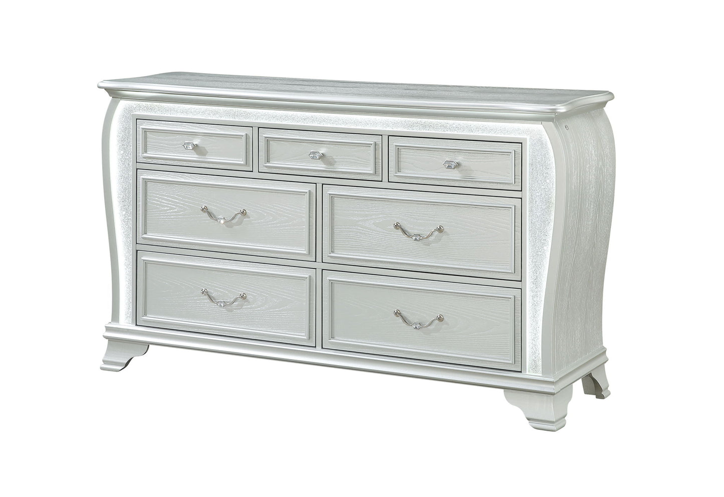 Aria - Dresser With LED - Silver