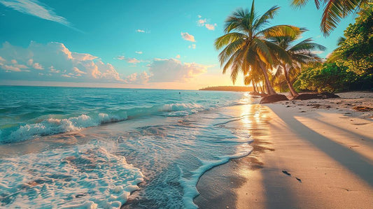 Beautiful Coast (Small) - Light Blue