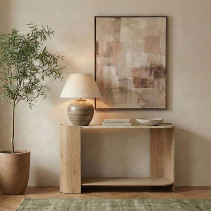 Calabria - Marble And Oak Wood Table